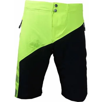 Cyklistické kalhoty kalhoty krátké pánské HAVEN PURE černo/zelené (kalhoty krátké pánské HAVEN PURE černo/zelené)