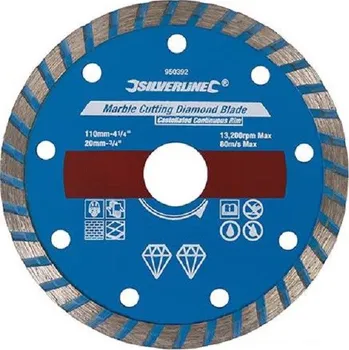 Řezný kotouč Řezný kotouč na mramor 110 × 20 mm Silverline 950392