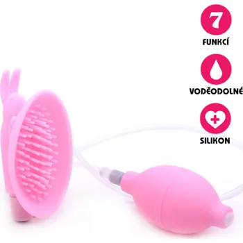 Vakuová pumpa VšeNaSex.cz Vakuová pumpa na vagínu Naughty Rabbit Clitoral Pump