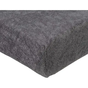 Prostěradlo Prostěradlo froté tmavě šedá TiaHome 120x200cm