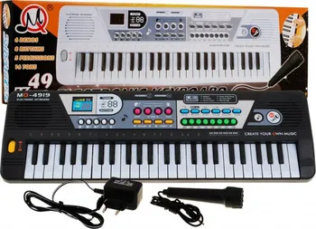 Hudební nástroj pro děti Keyboard MQ-4919 s příslušenstvím + mikrofon