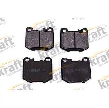 Brzdový systém Sada brzdových destiček, kotoučová brzda KRAFT AUTOMOTIVE 6011166
