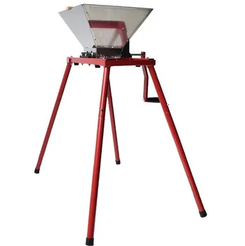 Lis na ovoce Drtič na ovoce ruční se stojanem nerezový červený 7 l