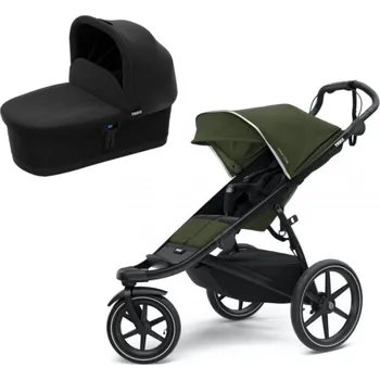 Kočárek Thule Urban Glide 2 2022 + korbička Cypress Green/black