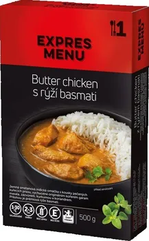 Hotové jídlo EXPRES MENU KM Butter chicken s basmati rýží 500 g