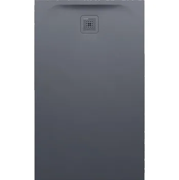 Sprchová vanička Laufen Pro - vanička obdélníková 130x80 s odtokem na kratší straně, Marbond antracit H2159550780001