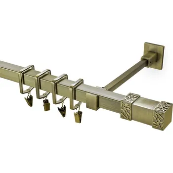 Garnýž Garnýž kovová 480 cm jednořadá 20x20 Roma starozlatá