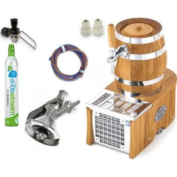 Chladicí zařízení na pivo LINDR.CZ Sestava Soudek 20 naražeč kombi tlakování sodastream