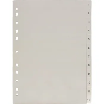 Rozdružovač A4 PP - 1-12 - 7-426