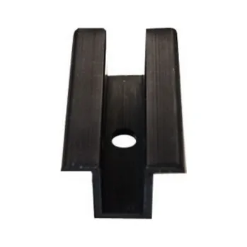 HSU ELOX 50 - Hliníkový středový úchyt - 50 mm - ČERNÝ ELOX