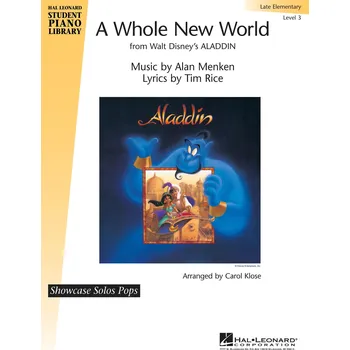 A Whole New World - Hal Leonard Student Piano Library Showcase Solos Pops Level 3 Late Elementary) - pro klavr 989867