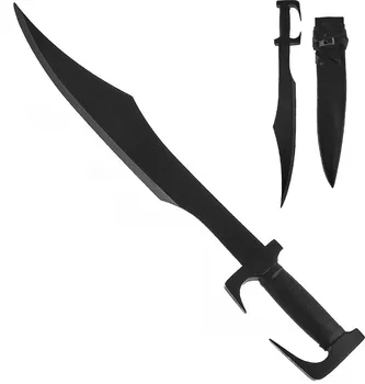 Replika zbraně Chladné zbraně Spartský meč Leonidas s pouzdrem černý