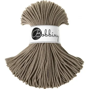 Bobbiny bavlněná šňůra JUNIOR 3mm coffee