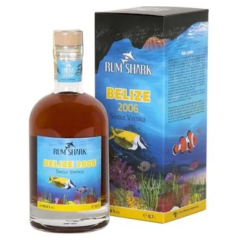 Rum Rum Shark Belize 2006 65,6 % 0,7 l karton