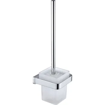 WC štětka Omnires LUGANO LU30620CR Záchodová štětka, chrom