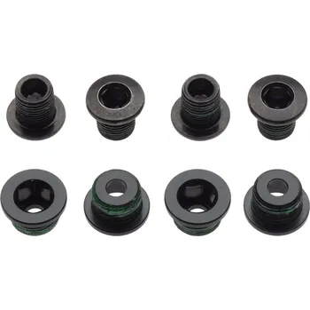 Komponent pro jízdní kolo CRANK CHAINRING BOLT KIT 4X2 ALUMINUM/STEEL BLACK QTY 4 (CRANK CHAINRING BOLT KIT 4X2 ALUMINUM/STEEL BLACK QTY 4)