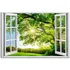 Obraz Malvis Obraz s rámem 90 x 60 cm okno/obrovský strom