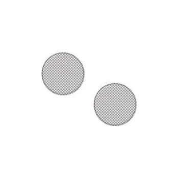 Samolepka 3D odrazka kulatá 5cm - stříbrná 2ks