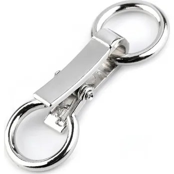 Ozdobné zapínání 21x60 mm, barva 1 nikl