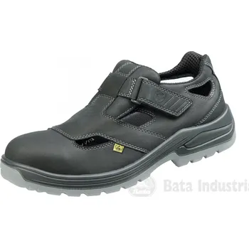 Pánské polobotky BATA INDUSTRIALS Helsinki 2 B74 Sandále unisex Barva: 01-černá, Velikost: 48