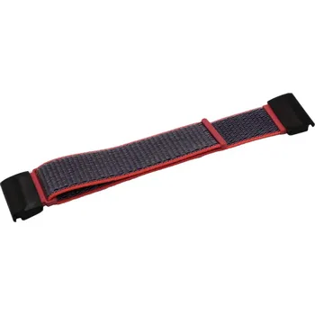 Ostatní příslušenství k chytrým hodinkám eses Nylonový řemínek pro Garmin - Šedo růžový, Černý QuickFit 22 mm