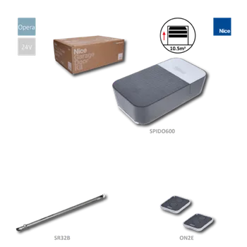 Pohon brány Nice SPIDO 600 KCE pohon garážových vrat