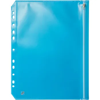 Psaníčko se zipem A4 - eurozávěs - modrá - 2-433