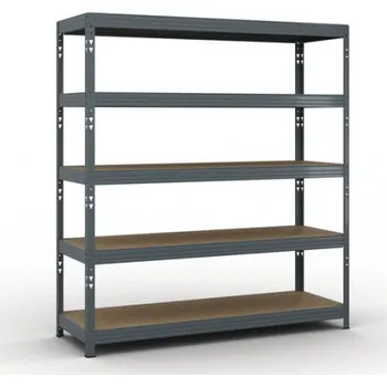 Dílenský regál Policový regál 540034 200 x 60 x 180 cm 5 polic