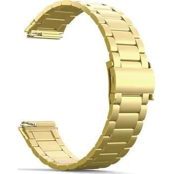 Ostatní příslušenství k chytrým hodinkám eses Kovový řemínek pro Huawei Band 7 - Zlatý