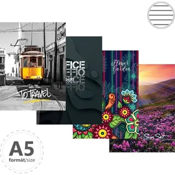 Zápisník Záznamová kniha A5 linka 144 listů