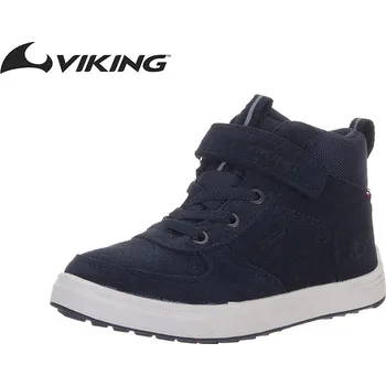 Dívčí polobotky Viking obuv 3-50783-5 SAMUEL MID WP JR NAVY Velikost: 39