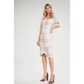 Dámské šaty Kárované šaty M702 Pattern 111 Velikost: L