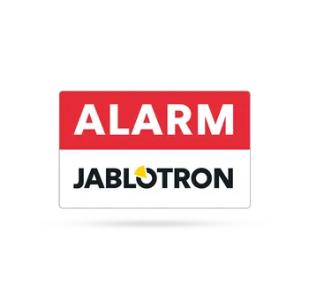 Samolepící etiketa Jablotron Alarm vnější samolepka 39 x 24 mm
