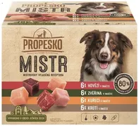 Propesko Dog Mistr mix kapsiček Beef/Chicken/Turkey/Venison 24x 85 g
