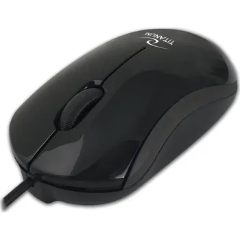 Myš Optická myš 3D TITANUM DORADO TM125K 1000 DPI, USB-C, černá