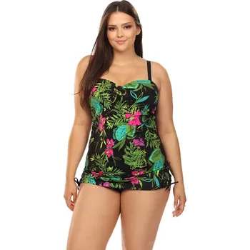 Dámské plavky Lorin Antalya černé s květy