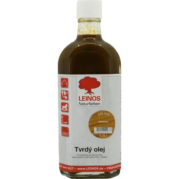 Olej na dřevo LEINOS naturfarben LEINOS 240.022 Tvrdý olej na dřevo borovice 0,25 L