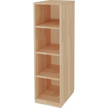 Ložnice Domestav - DOMINO Skříň 3 policová hloubka 456 buk cink, mořený