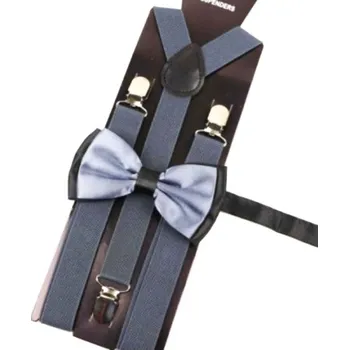 Set motýlek a kšandy Miranda M229 Gray