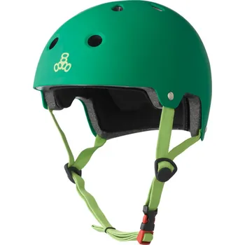 Helma na in-line Triple Eight - Dual Certified Helmet EPS Liner Kelly Green - helma Velikost: S/M
