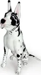 Plyšový sedící pes německá doga 66 cm