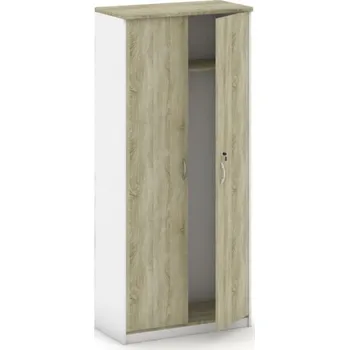 PLAN! Mirelli A Plus s výsuvem, bílá/dub sonoma