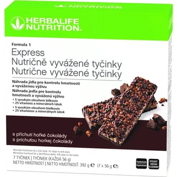 Herbalife Formula 1 Express Nutričně vyvážené tyčinky
