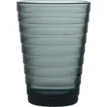 Iittala Sklenice Aino Aalto 0,33l, 2ks, tmavě šedé
