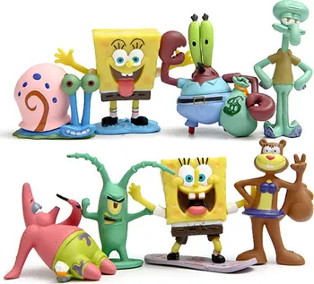Figurka Figurky Spongebob 5-8 cm 8 ks