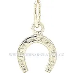 Podkova ze žlutého zlata bez kamenů HEL202128045011301 Barva: Žlutá, Váha: 1, Kameny: Bez kamenů