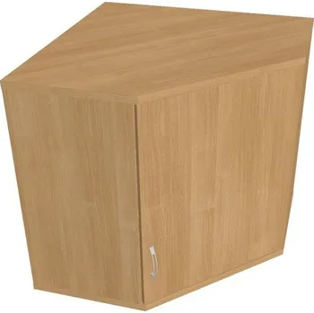 Kancelářský vozík HOBIS skříň vnitřní roh levá horní - SRV 2 01 P H, dub + doprava zdarma