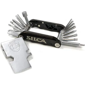 Multiklíč SILCA Italian Army Knife Venti černý/stříbrný