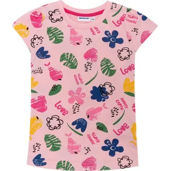 Dívčí triko - Winkiki WKG 11040, světle růžová/ vzorek Barva: Růžová světlejší, Velikost: 98