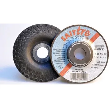Brusný kotouč SAIT Brusný kotouč 115x3,5x22,23 A60N SAIT-tre vypouklý